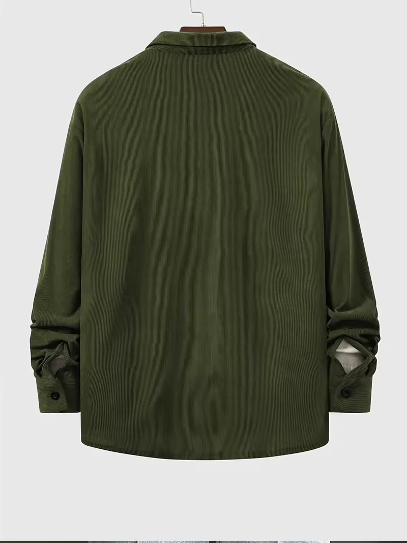 Casual overhemd met ribstructuur - Image 27