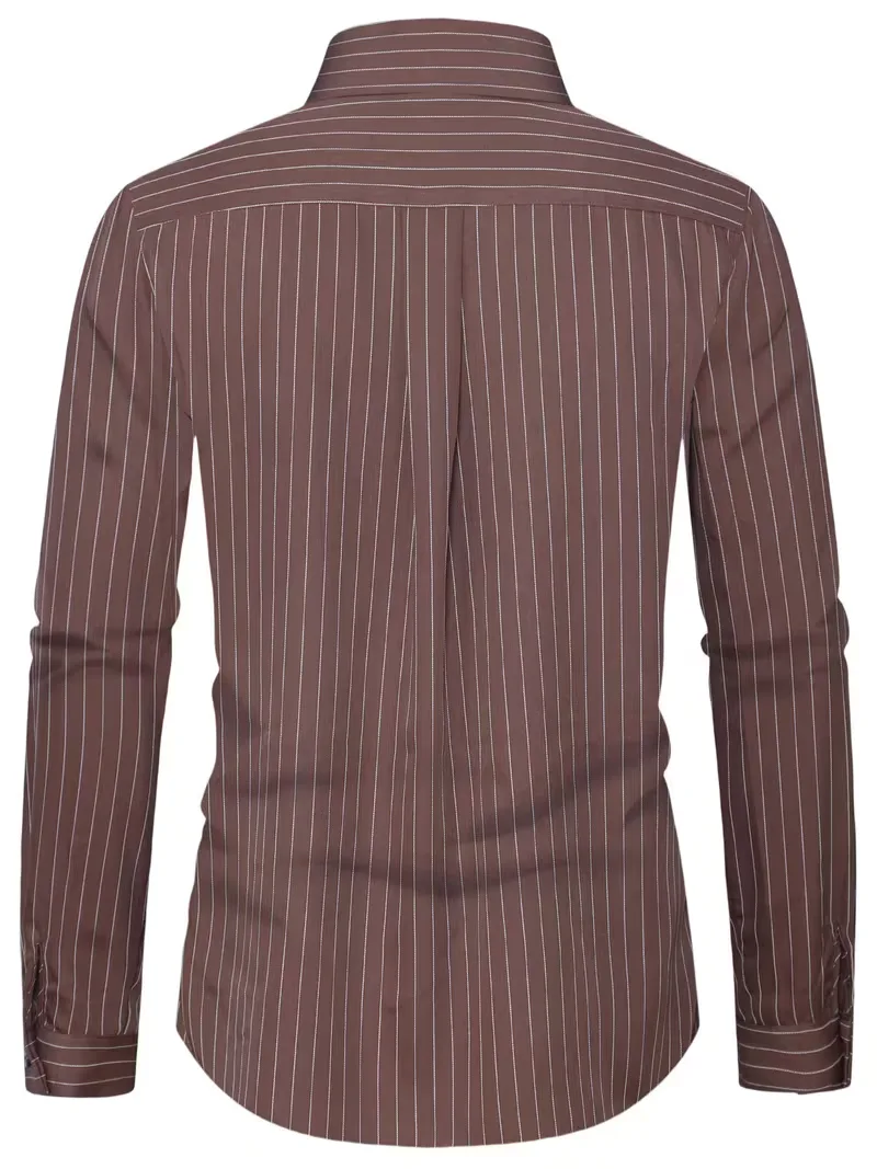 Casual overhemd met V-neck - Image 4