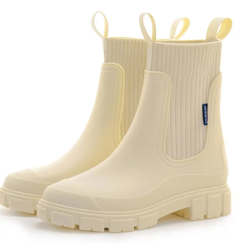 Chelsea boots met ribbed elastic panels - Image 5