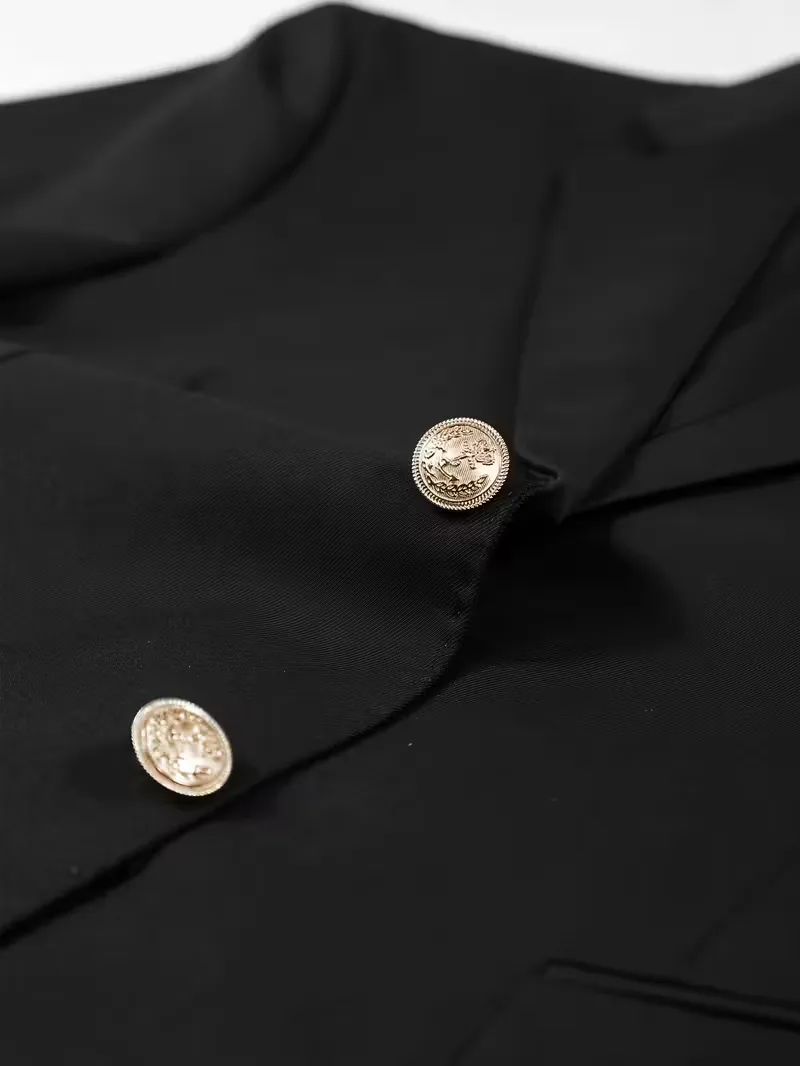 Colbert slim fit met gouden knopen - Image 17