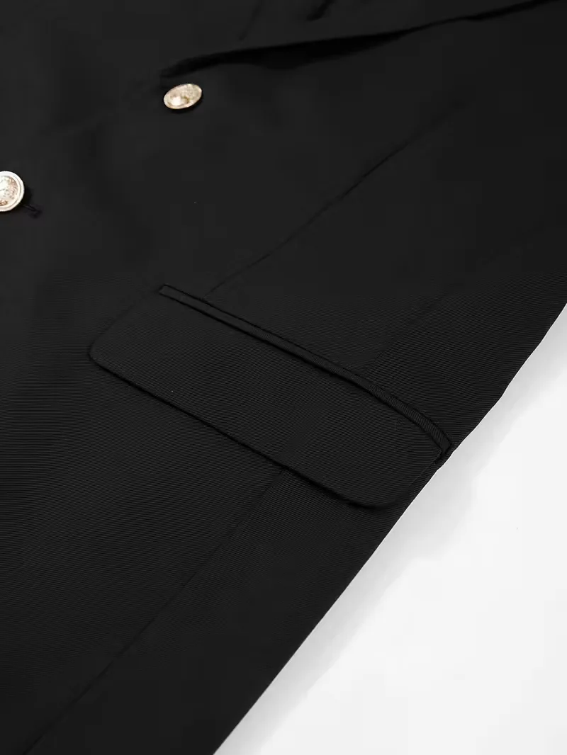 Colbert slim fit met gouden knopen - Image 18