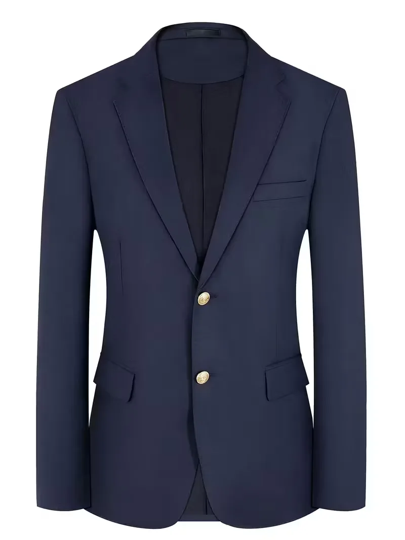 Colbert slim fit met gouden knopen - Image 4