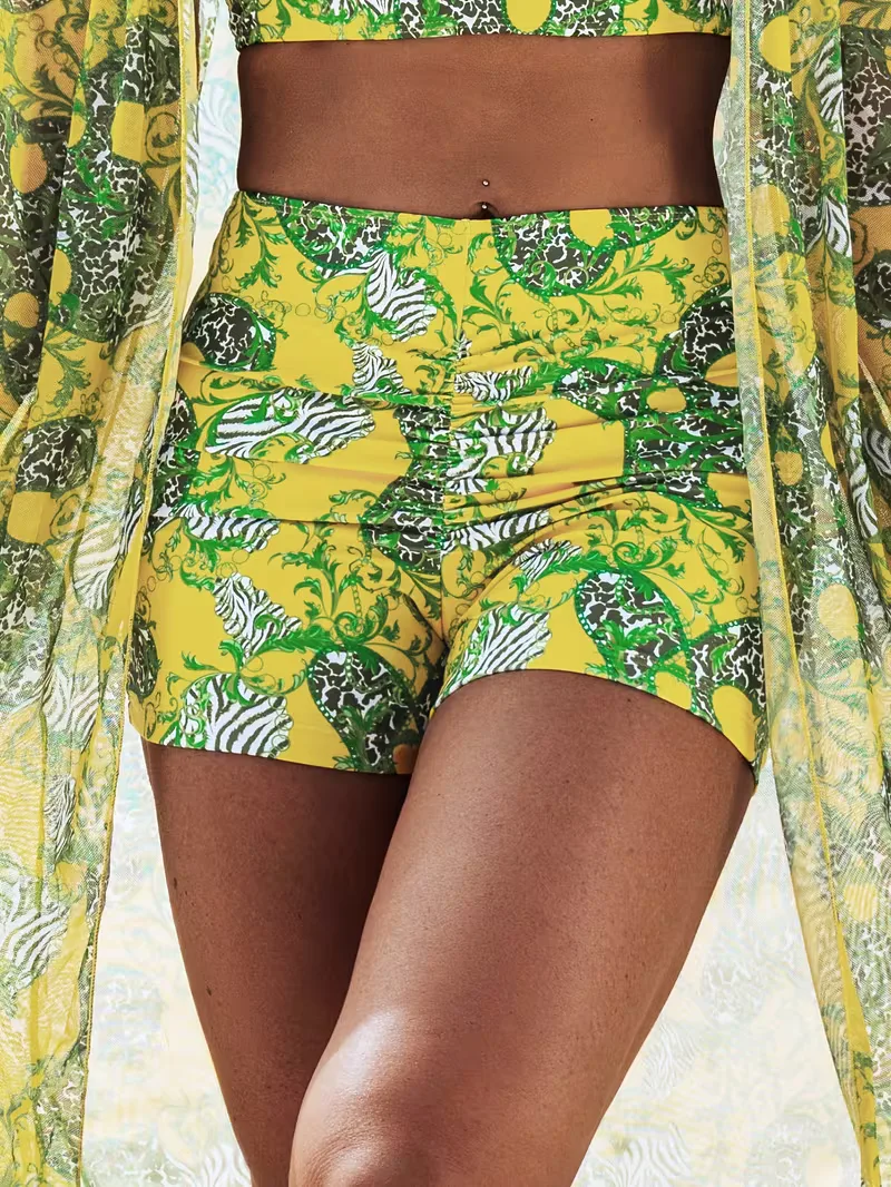 Cover-up met halternek en shorts - Image 34