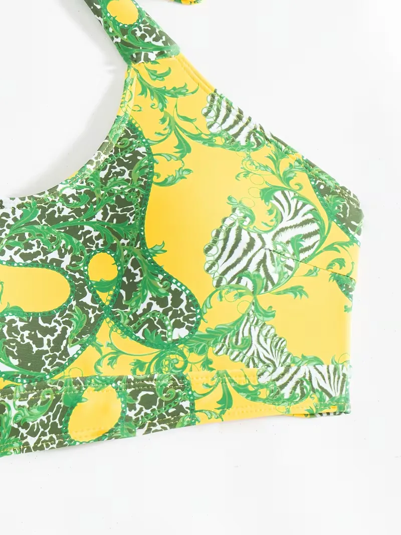 Cover-up met halternek en shorts - Image 37