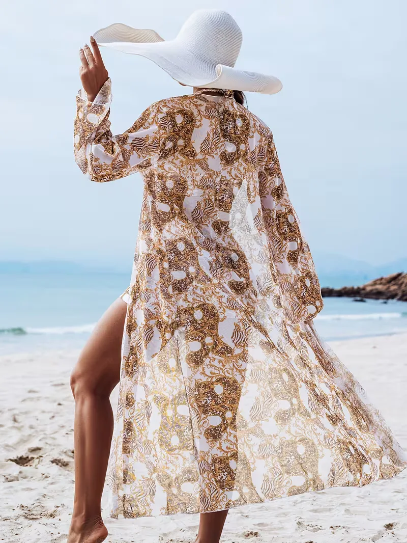 Cover-up met halternek en shorts - Image 47
