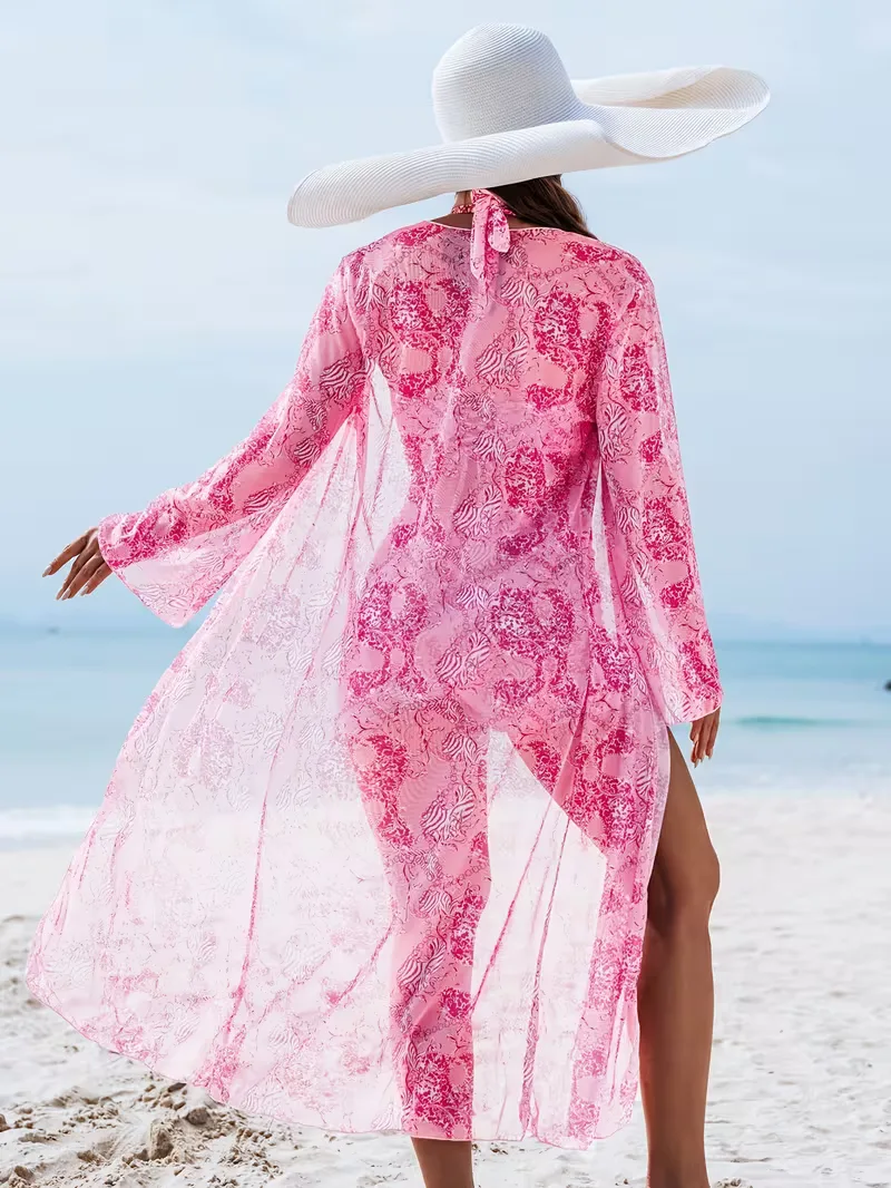 Cover-up met halternek en shorts - Image 54