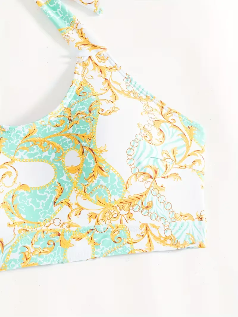 Cover-up met halternek en shorts - Image 67