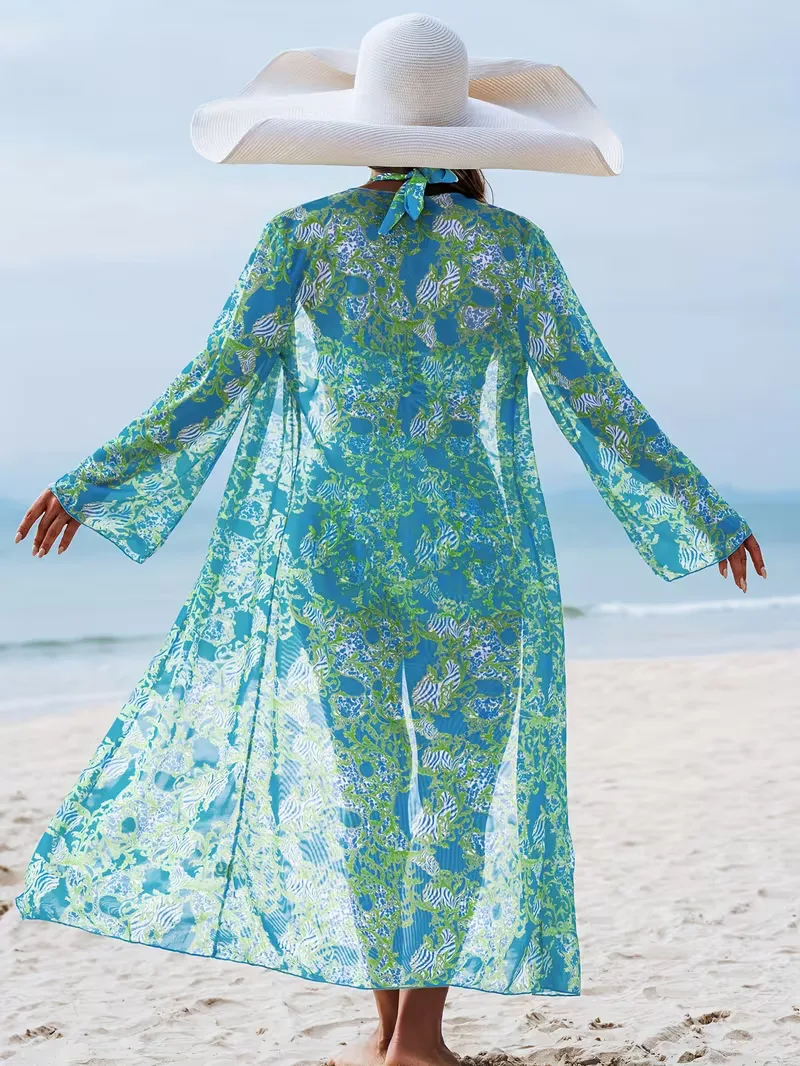 Cover-up met halternek en shorts - Image 70