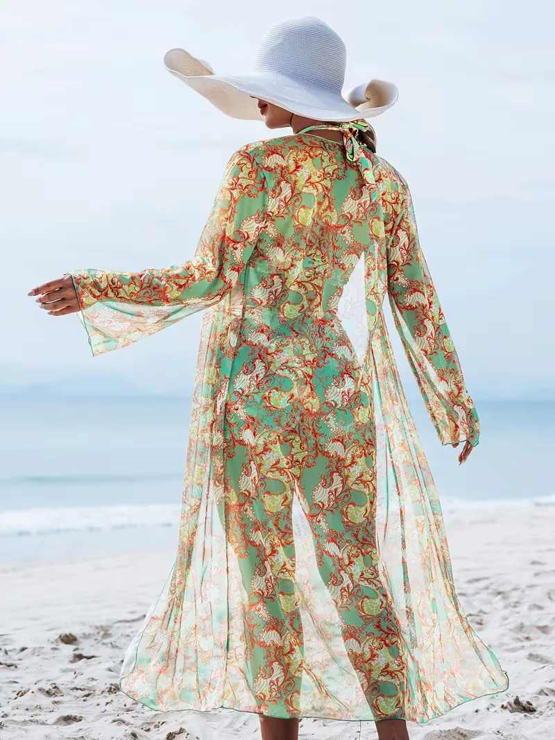 Cover-up met halternek en shorts - Image 76