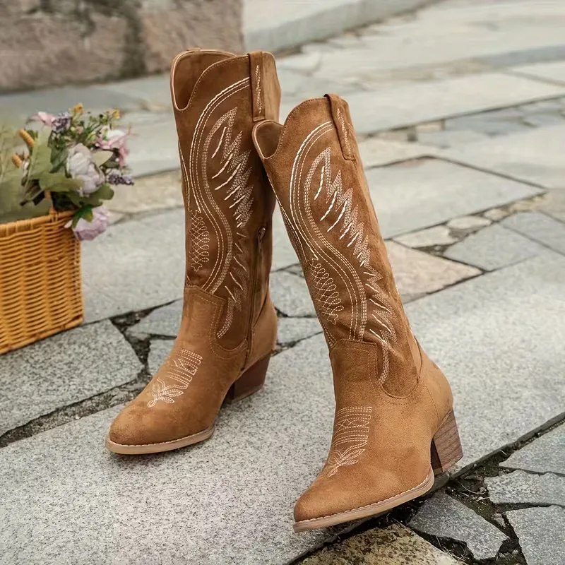 Cowboylaars met geborduurd patroon - Image 2