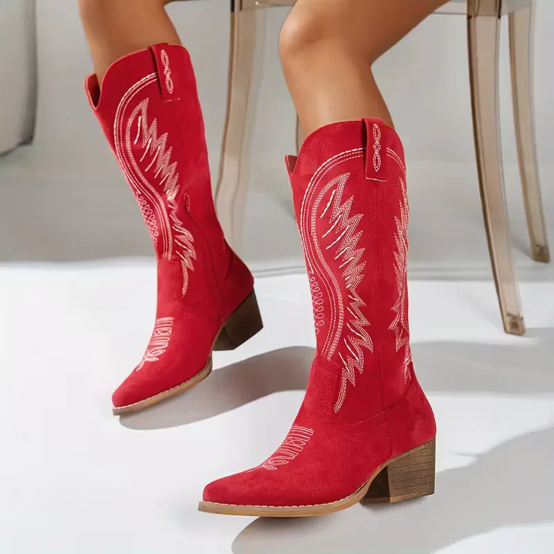 Cowboylaars met geborduurd patroon - Image 7