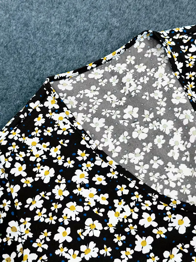 Crop top met bloemenprint - Image 8