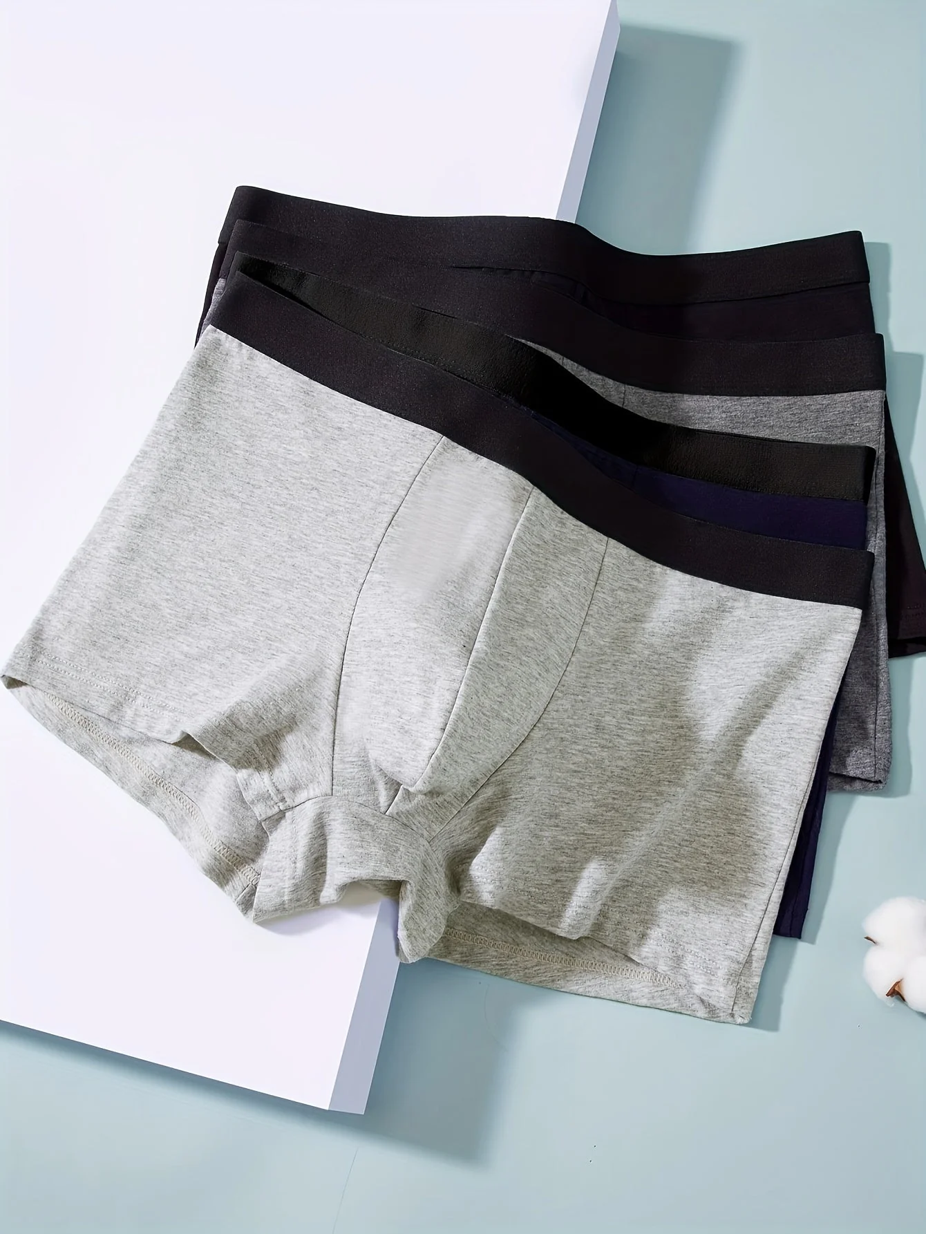 Daan | 4-pack ademende katoenen heren boxershorts - Image 2