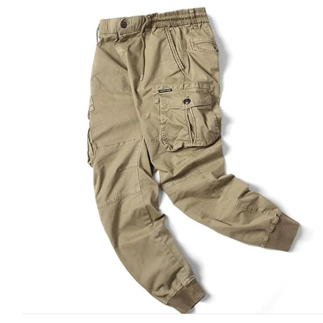 Daan | Lange stoere herencargo-broek met zakken - Image 2