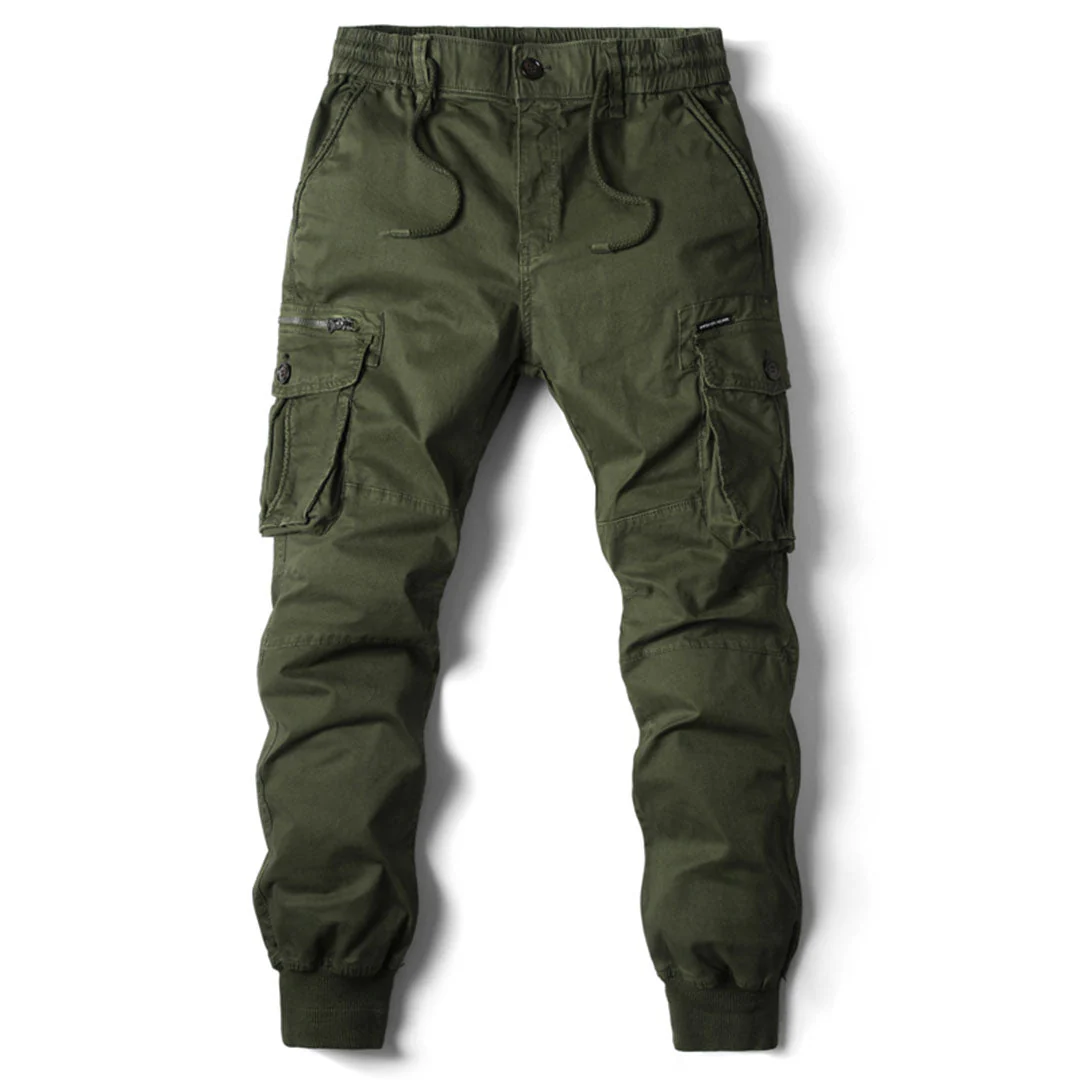 Daan | Lange stoere herencargo-broek met zakken - Image 4