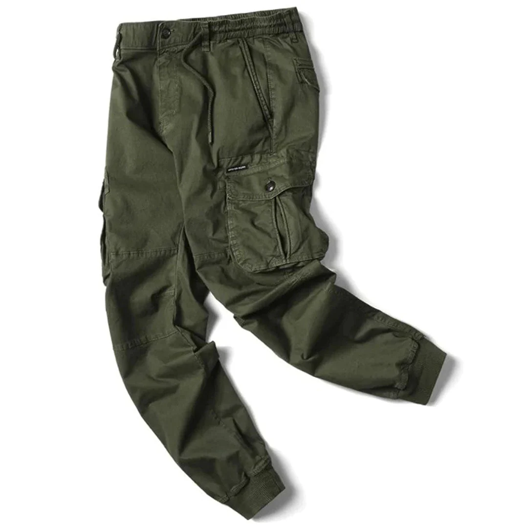 Daan | Lange stoere herencargo-broek met zakken - Image 5
