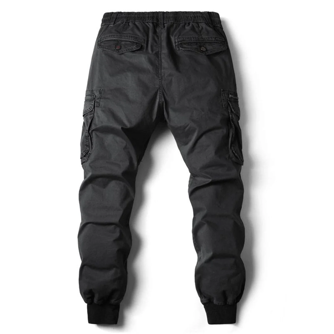 Daan | Lange stoere herencargo-broek met zakken - Image 8