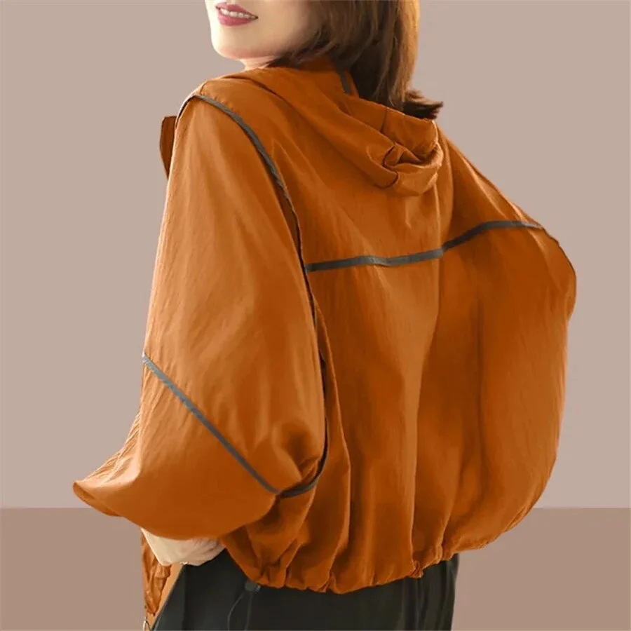 Danya | Luchtige zomer hoodie jas