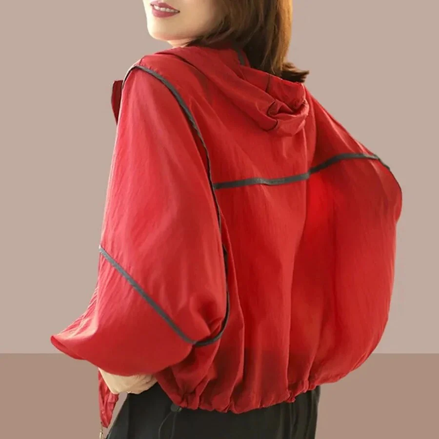 Danya | Luchtige zomer hoodie jas - Image 3