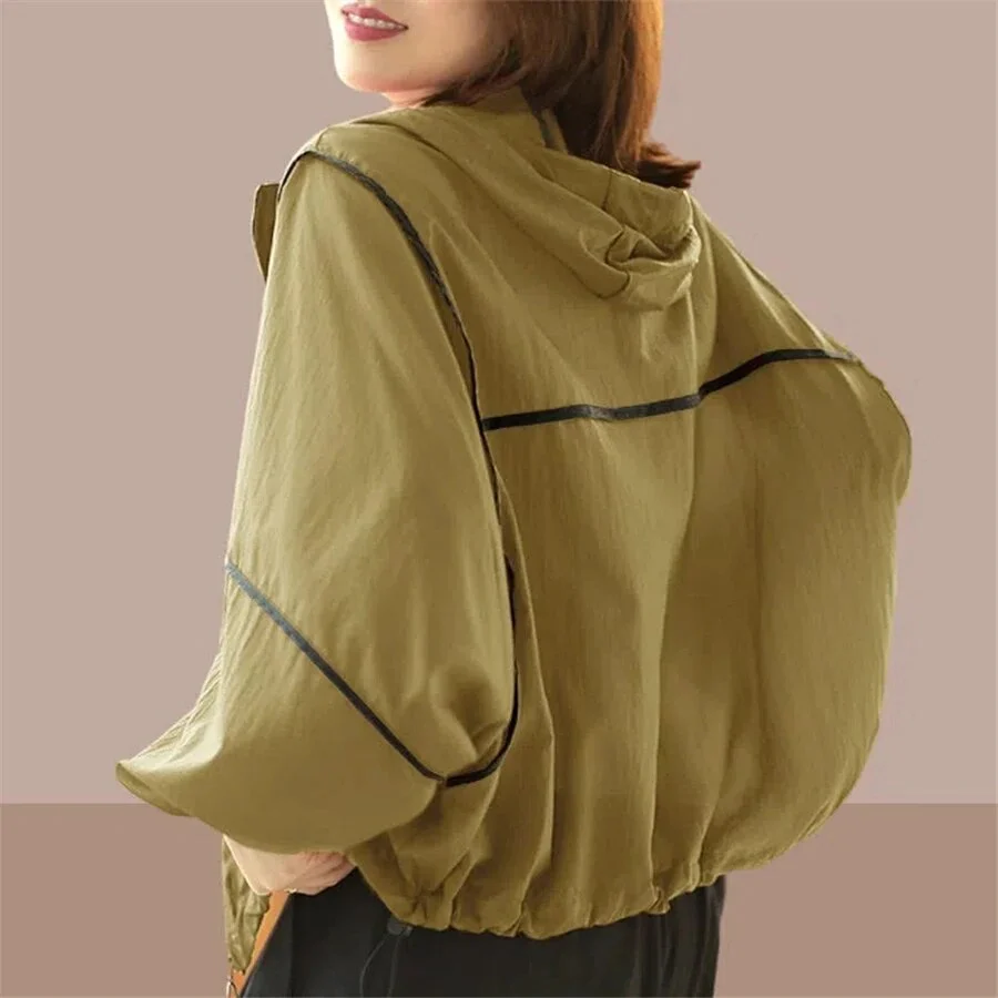 Danya | Luchtige zomer hoodie jas - Image 4