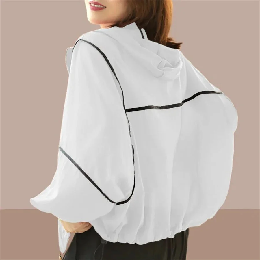 Danya | Luchtige zomer hoodie jas - Image 5