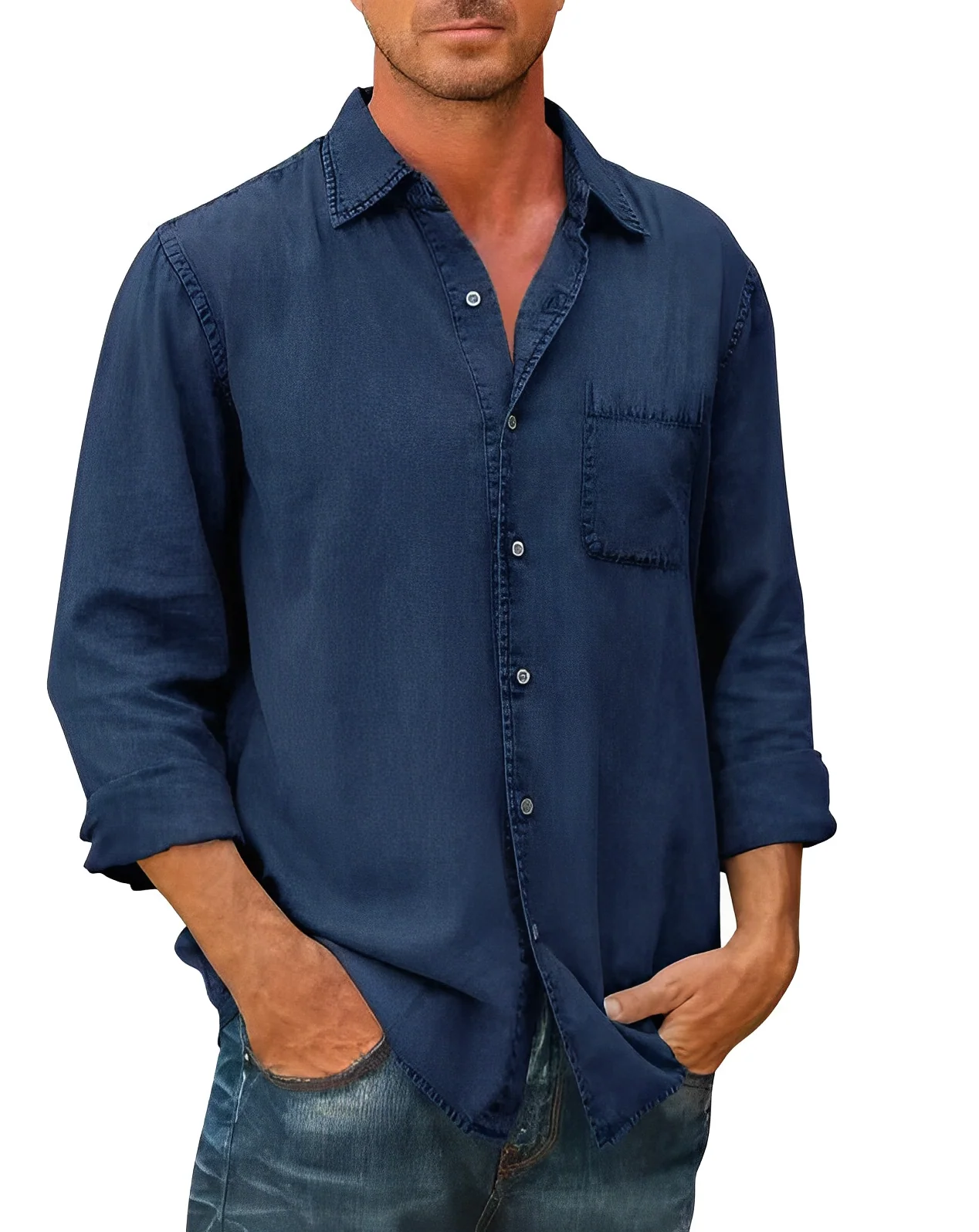 David | Heren denim overhemd - Image 5