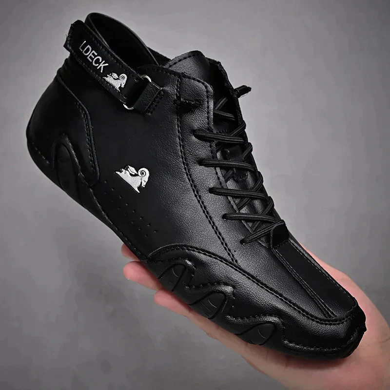 Decks | Ultra-comfortabele antislip blotevoetschoen van leer (Unisex) - Image 14