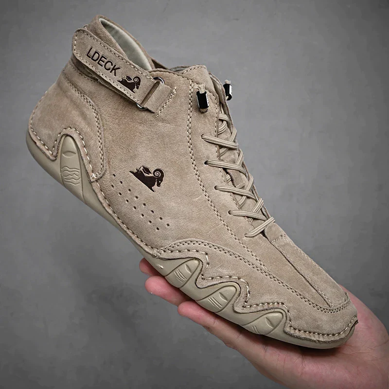 Decks | Ultra-comfortabele antislip blotevoetschoen van leer (Unisex) - Image 15