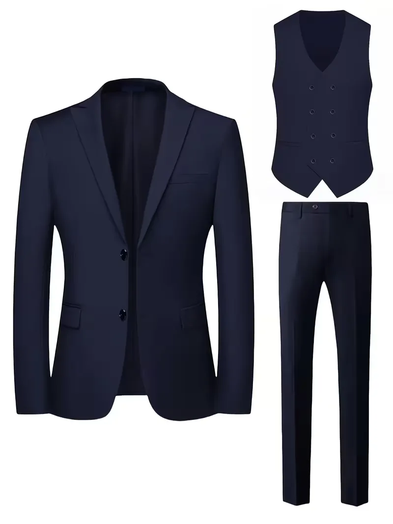 Drie-delig pak met slim fit - Image 13