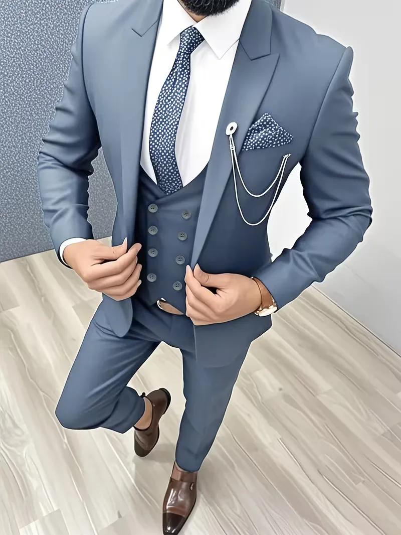 Drie-delig slim fit pak - Image 16