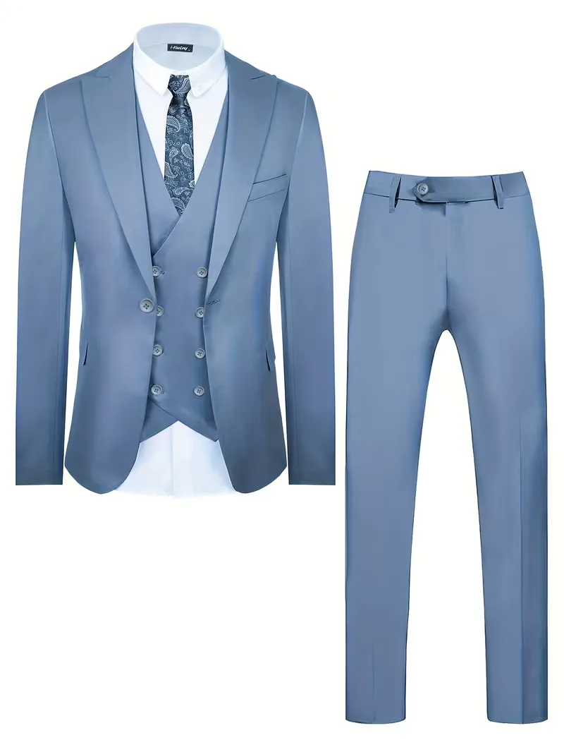 Drie-delig slim fit pak - Image 17