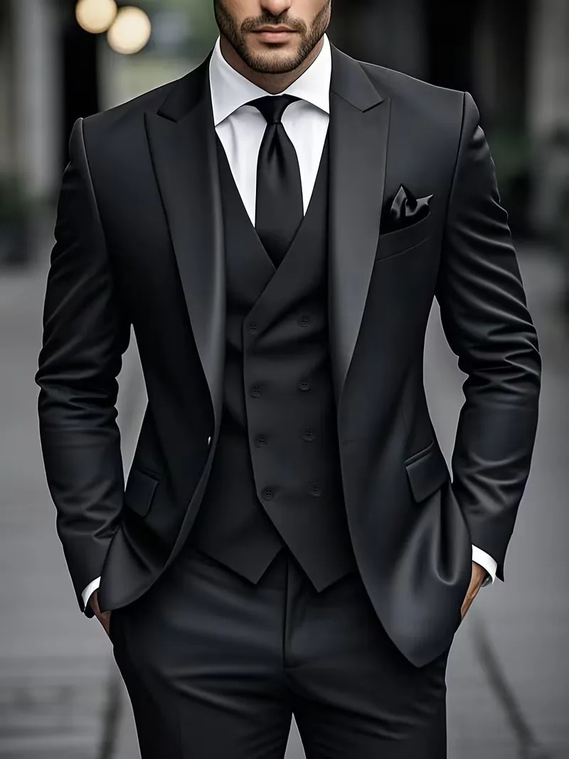 Drie-delig slim fit pak - Image 22