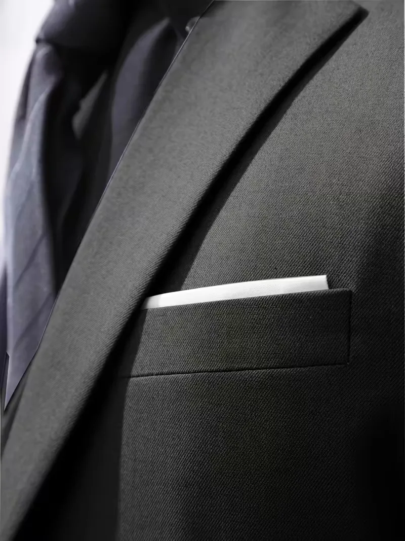 Driedelig heren pak met slim fit en glanzende afwerking - Image 20