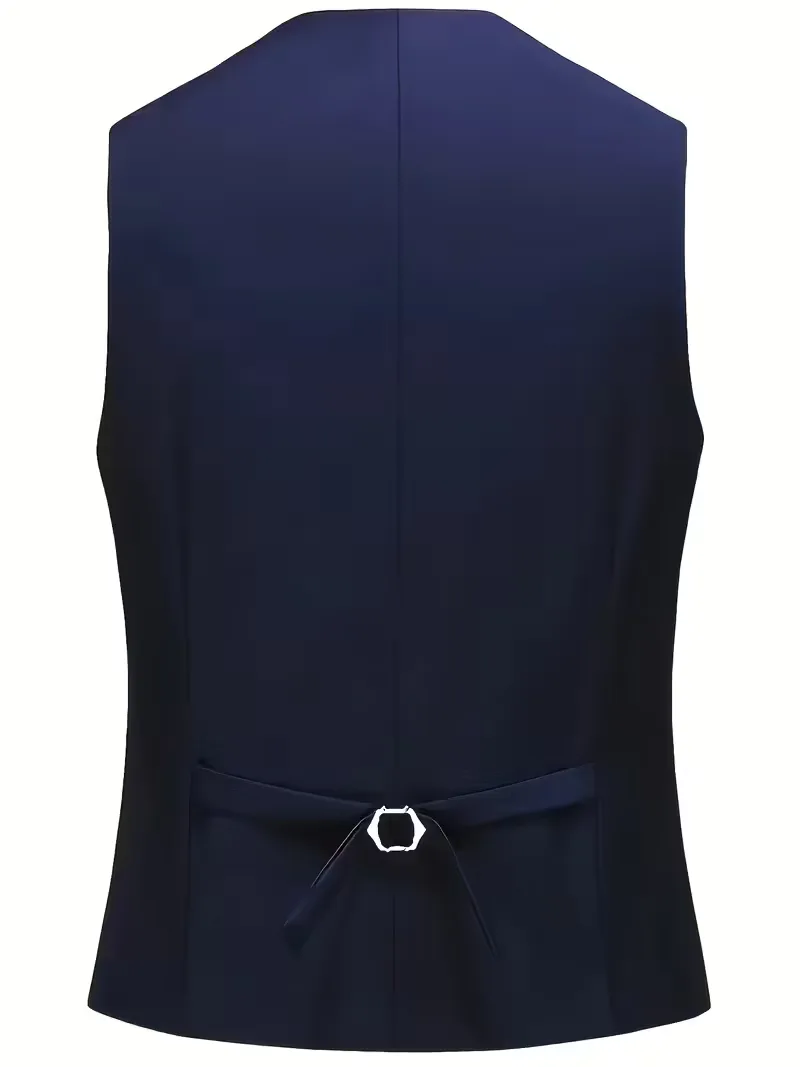 Driedelig heren pak met slim fit en glanzende afwerking - Image 29