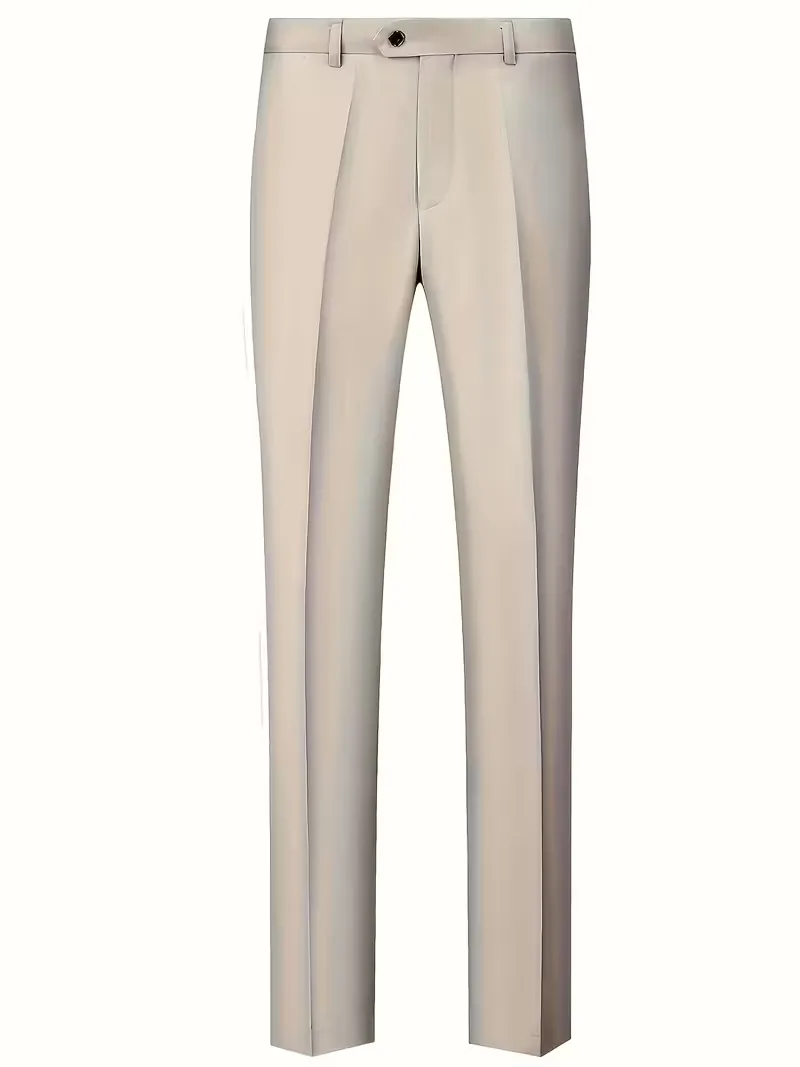 Driedelig heren pak met slim fit en glanzende afwerking - Image 4