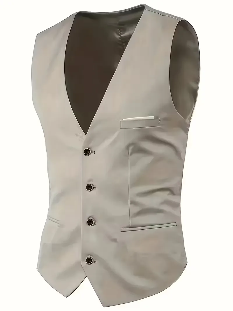 Driedelig heren pak met slim fit en glanzende afwerking - Image 5