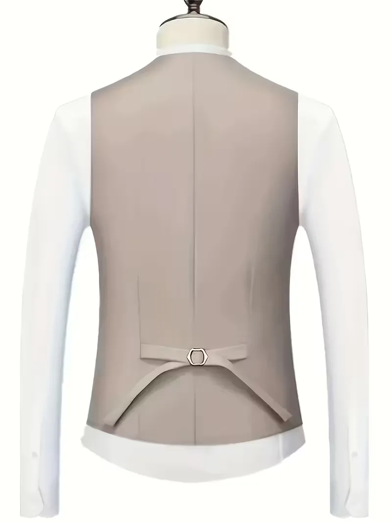 Driedelig heren pak met slim fit en glanzende afwerking - Image 6