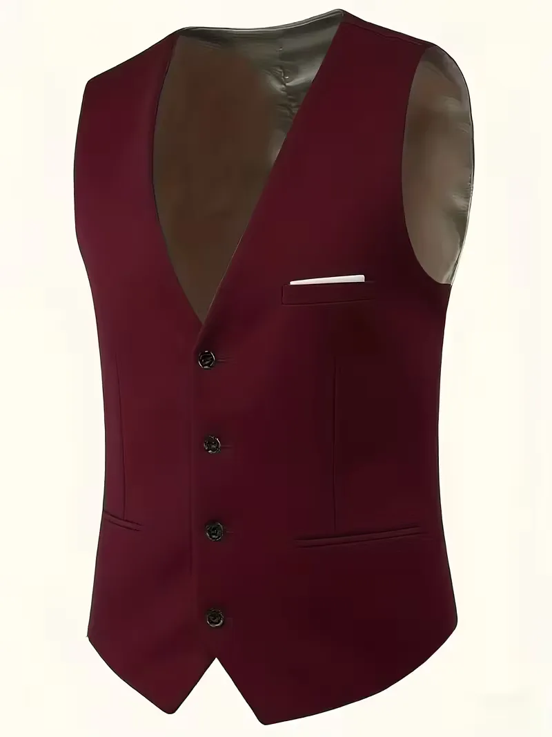 Driedelig heren pak met slim fit en glanzende afwerking - Image 9
