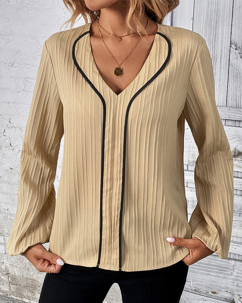 Elegante top met lange mouwen - Image 3