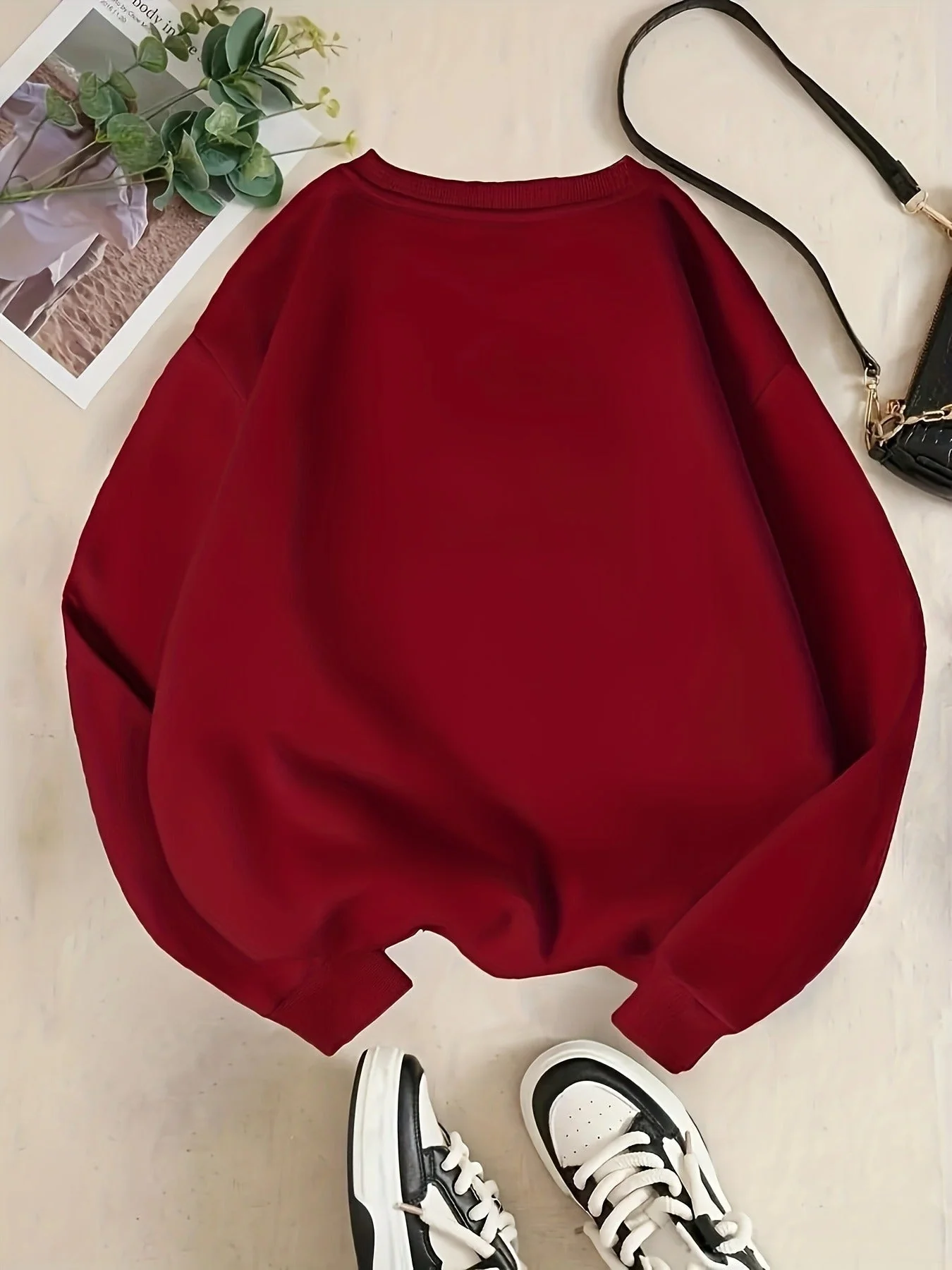 Elin | Gezellige kersttrui met kerstboompatroon en "Merry Christmas" print - Image 9