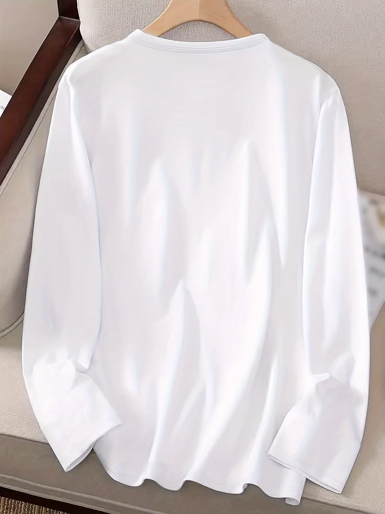 Elise | Feestelijk kerstboom print lange mouw t-shirt - Image 6