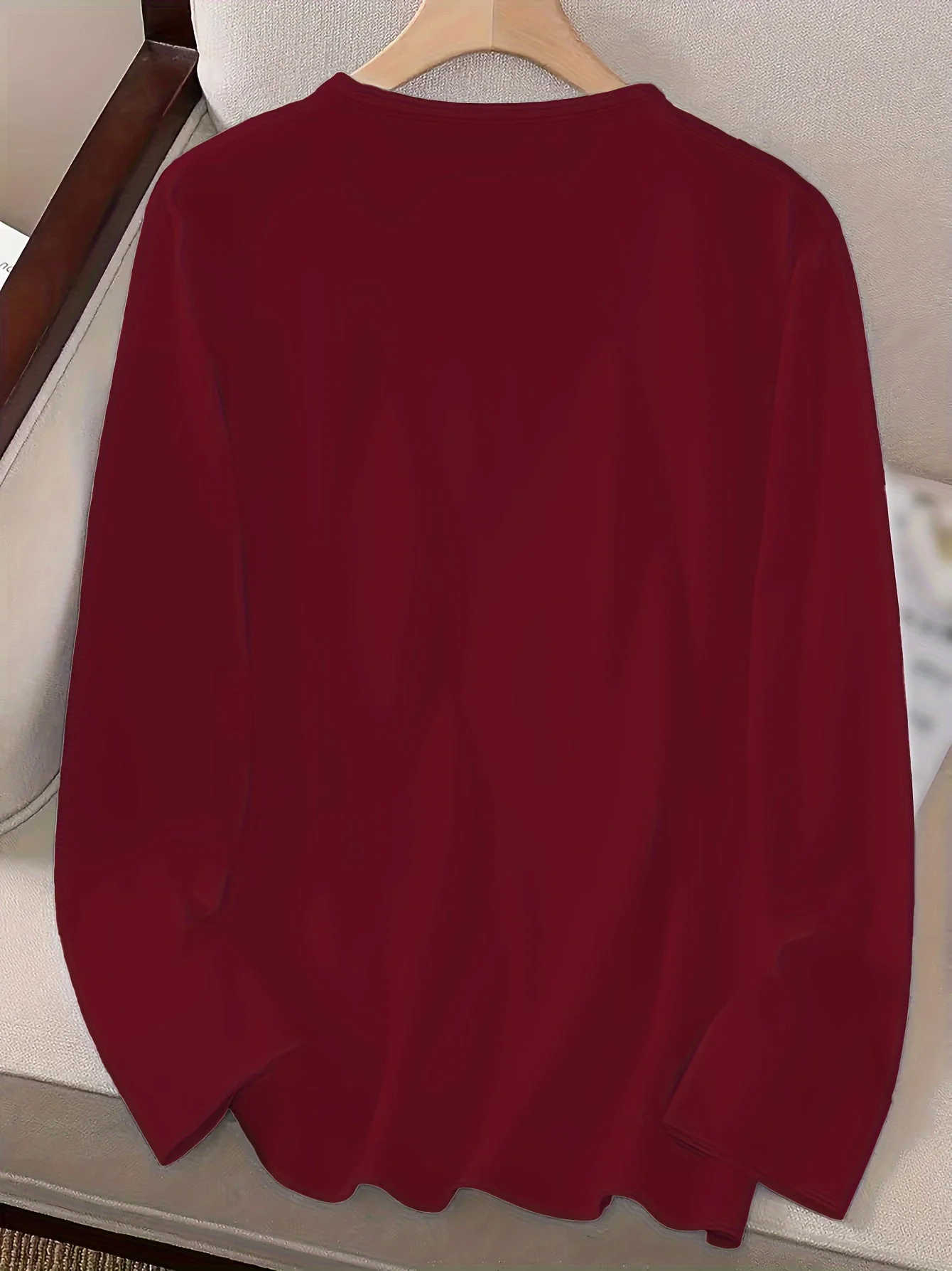 Elise | Feestelijk kerstboom print lange mouw t-shirt - Image 7