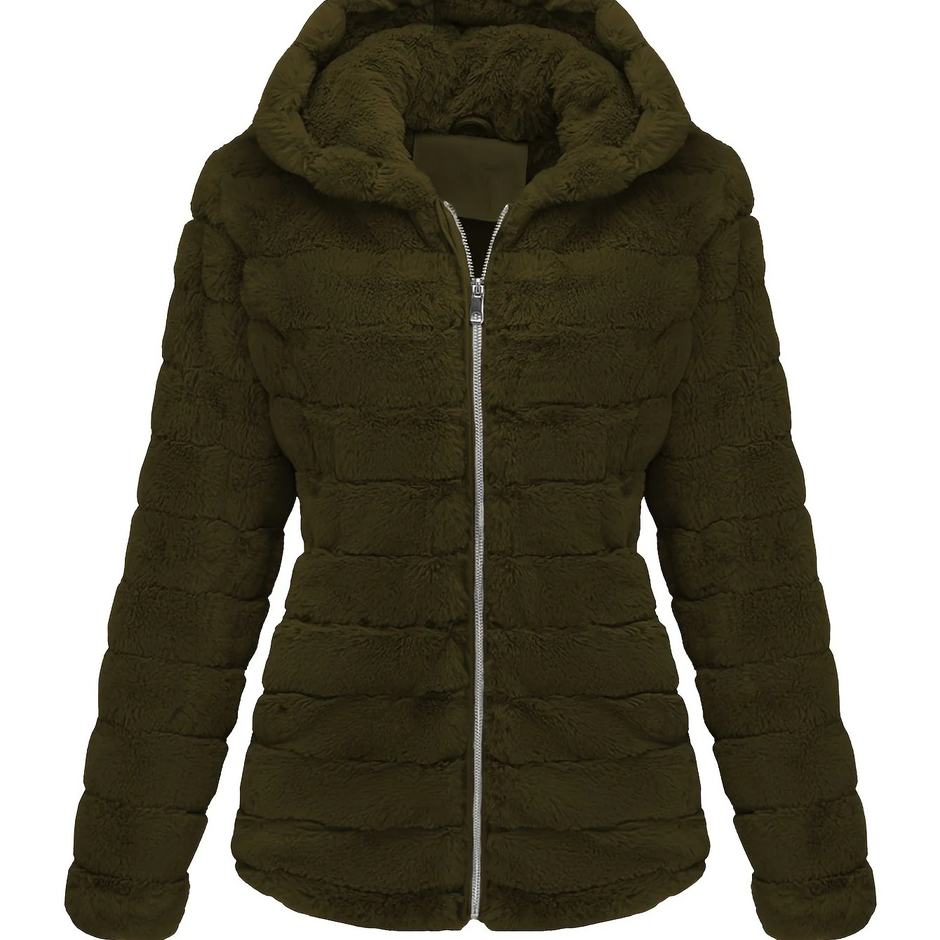 Elise | Stijlvolle effen kleur teddy jas - Image 10