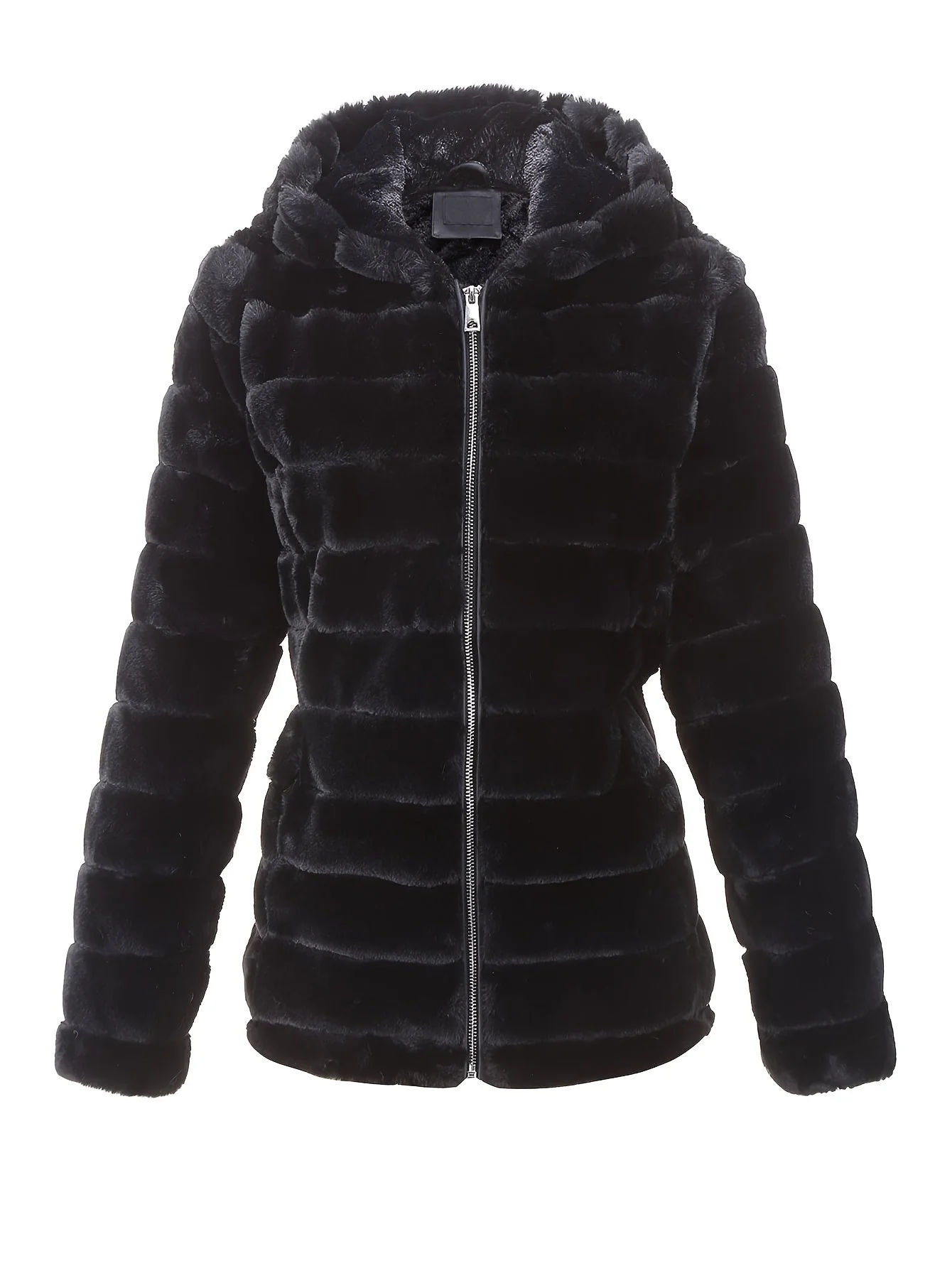 Elise | Stijlvolle effen kleur teddy jas - Image 4