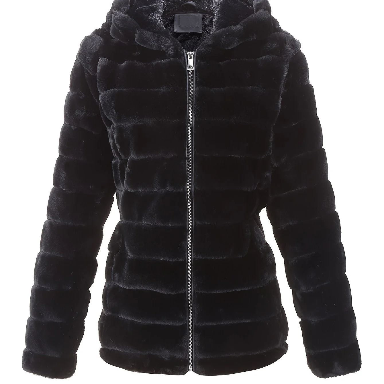 Elise | Stijlvolle effen kleur teddy jas - Image 5