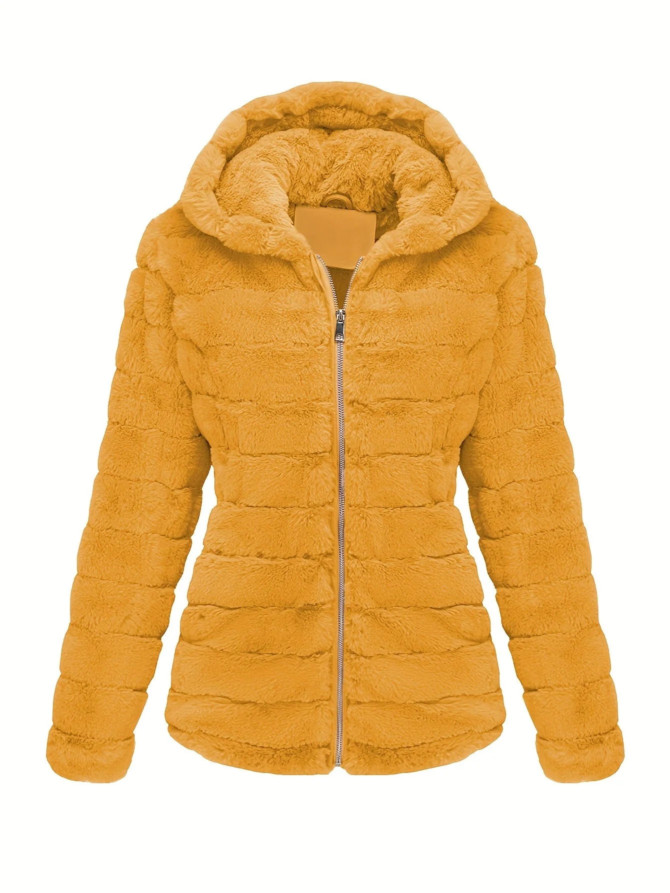 Elise | Stijlvolle effen kleur teddy jas - Image 7