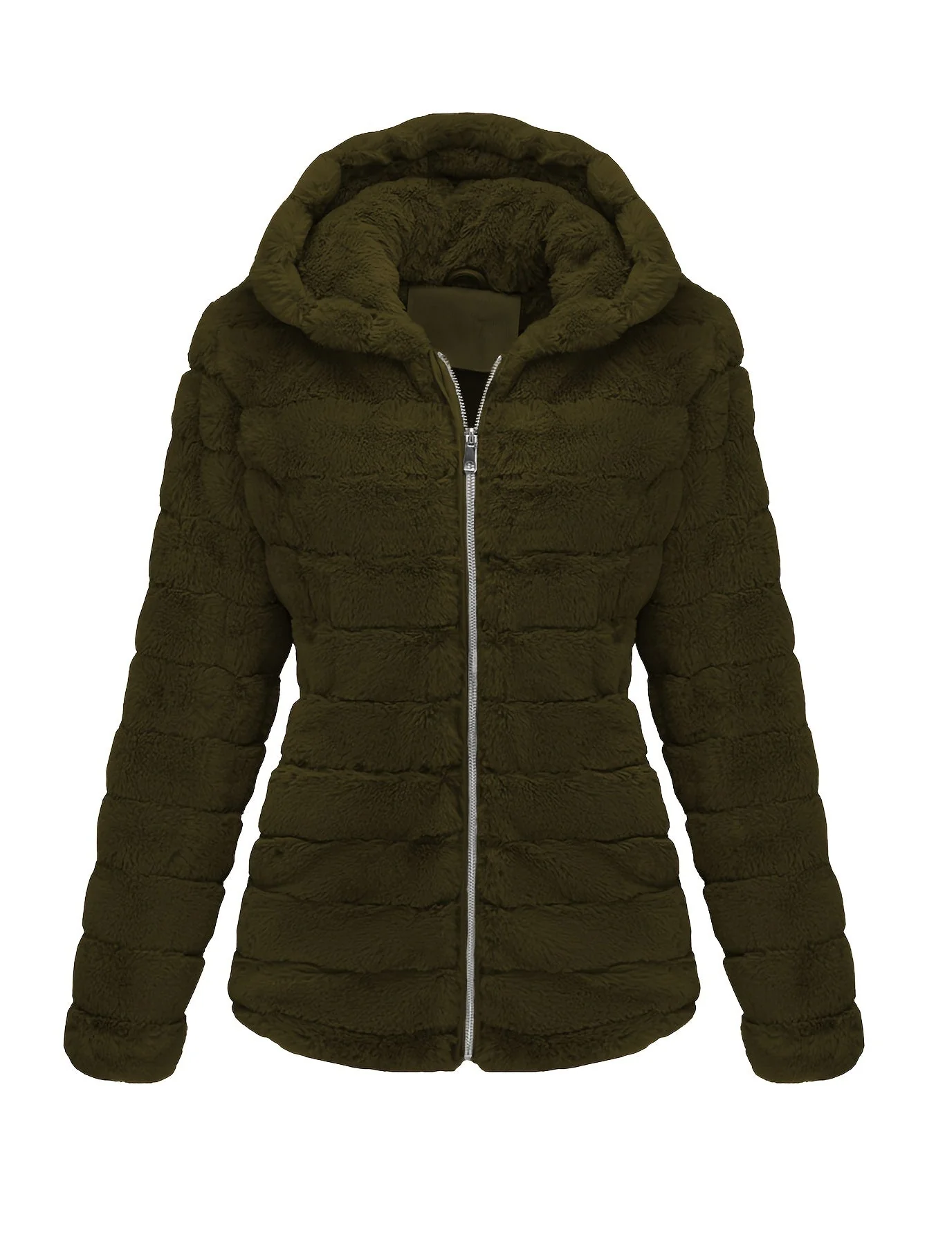 Elise | Stijlvolle effen kleur teddy jas - Image 9