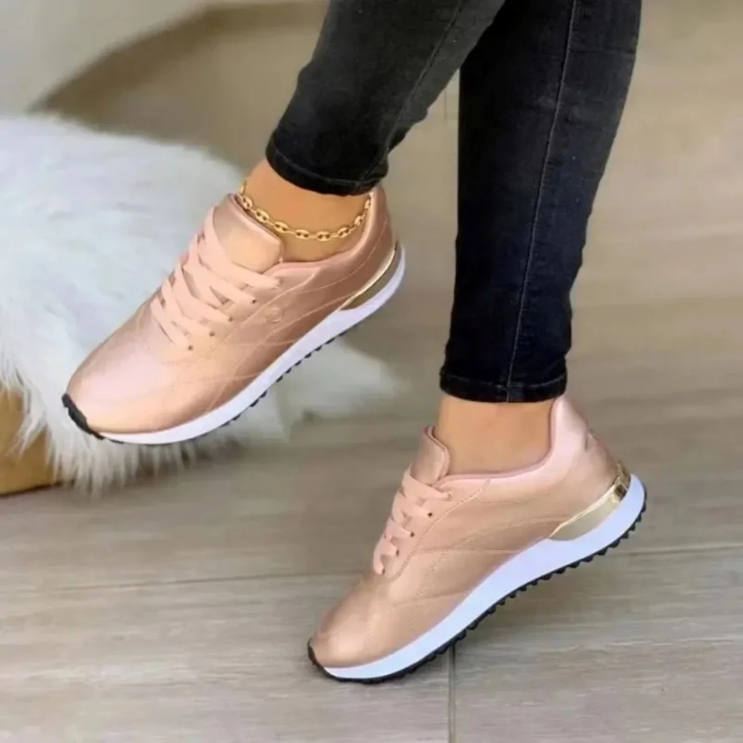 Ella | Nette dames lederen sneakers - Image 3
