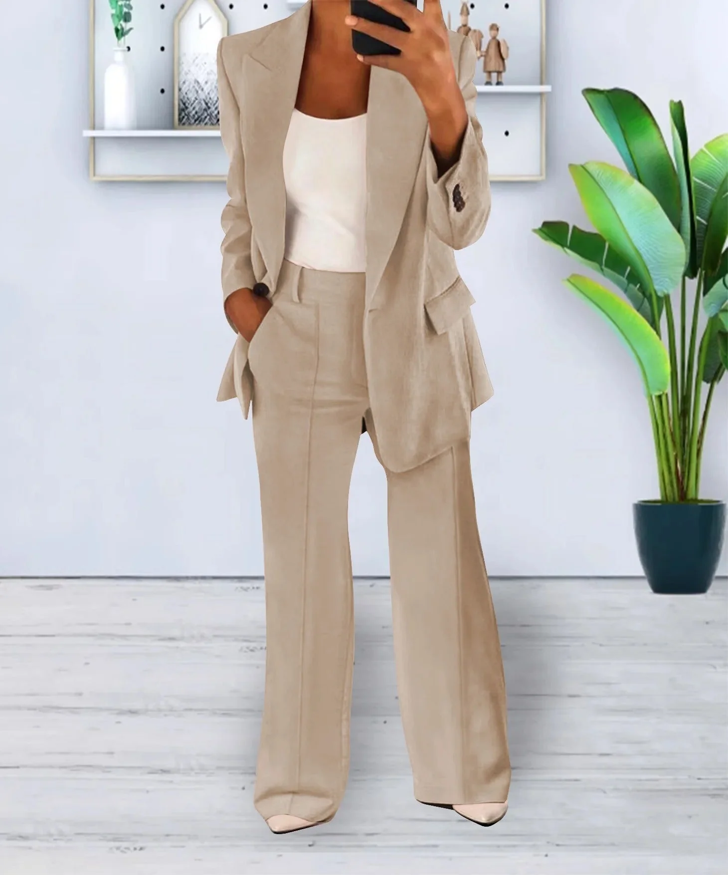 Emilia | Dames co-ord set met blazer en broek - Image 4