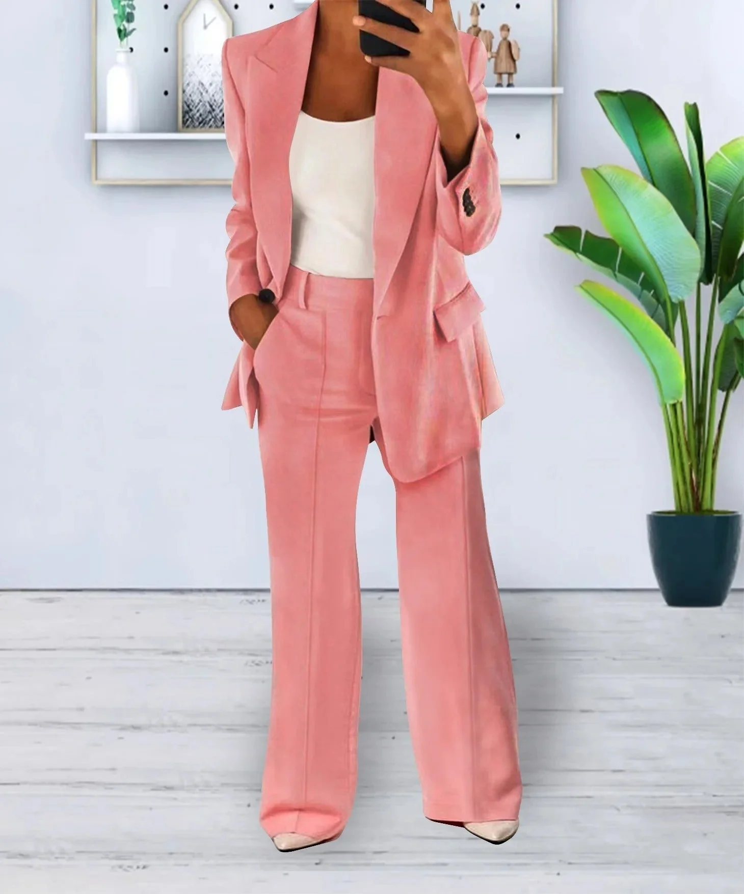 Emilia | Dames co-ord set met blazer en broek - Image 6